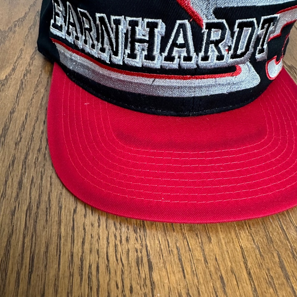 Vintage Dale Earnhardt NASCAR Hat Competitors View Black Red OSFM 3 Racing - Picture 2 of 9